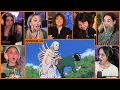 GIRLS REACT Rock Lee vs Kimimaro Gaara joins the Fight Naruto Ep 124 Girl Reaction Mashup