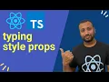 React-TypeScript Bangla Tutorial 7 typing style props
