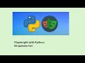 6 - Playwright with Python Dropdown list
