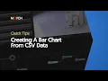 Creating a bar chart from CSV data Notch Quick Tip