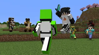 Minecraft Speedrunner VS 6 Hunters (Hunters POV)