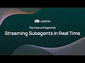 The Future of Agent UIs Streaming Subagents in Real Time