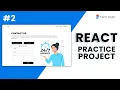 Project 2 - Contact Us 10 React Projects for Beginners