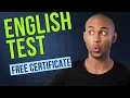 Free English Level Test Certificate