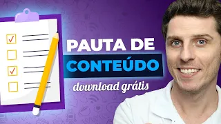 Ferramenta Gratuita para Criar uma PAUTA DE CONTEÚDO para Redes Sociais [+ Modelo Grátis]