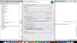Deploying a Google App Engine Cloud application using Java