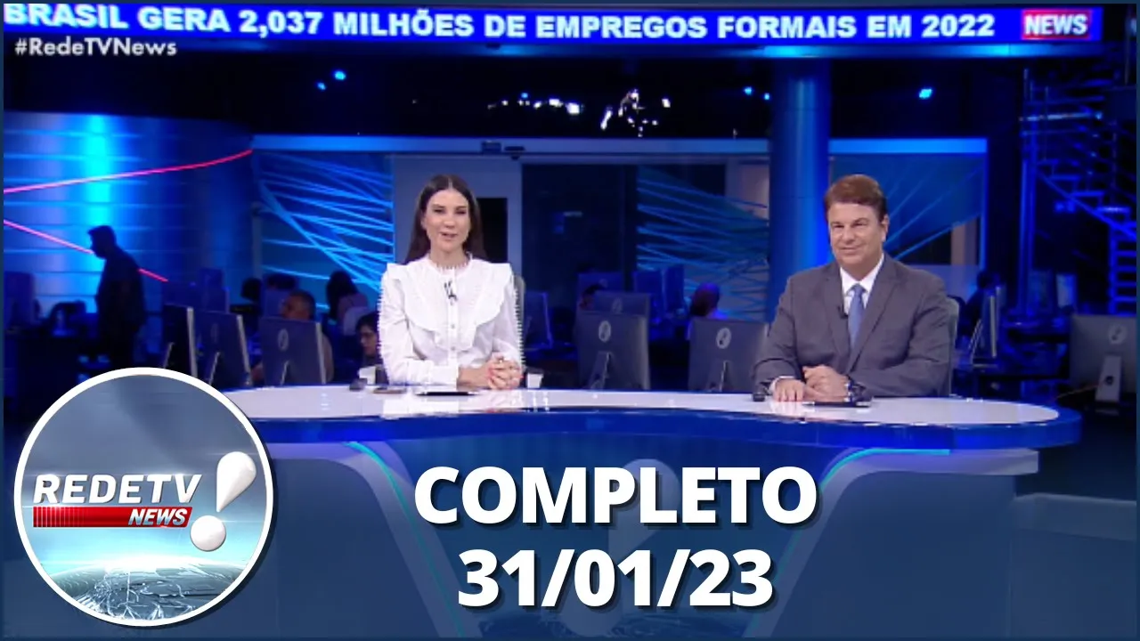 RedeTV News (31/01/23) | Completo