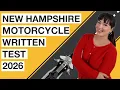 New Hampshire Motorcycle Written Test 2026 50 Questions with Explained Answers