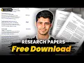How to FIND and DOWNLOAD Research Papers for FREE Best Websites Tutorial