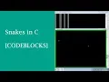 Snakes Game in C C USING GRAPHICS H WINDOWS CODEBLOCKS