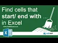 Excel Find Replace with wildcard characters and