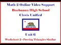 Math 2 Unit 6 WS 2 Homework Help Morgan