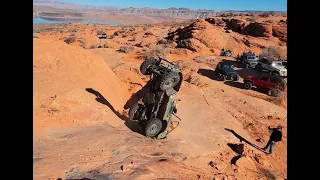 Flat Fender Jeeps on the Risky Biz Trail on 17 Jan 2025