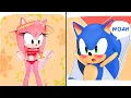 Beach Day - Sonic x Amy (Sonamy) Comic Dub Compilation