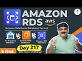 Day 217 AWS Relational Database Service RDS On-Premises Vs Amazon EC2 Vs Amazon RDS