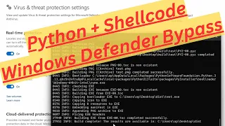 Simple Python Shellcode Loader Windows Defender Bypass Meterpreter Reverse Shell