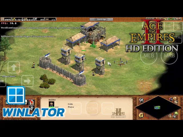Winlator Glibc - Gameplay Age Of Empires 2 HD Edition (Windows) On Android