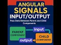 Angular Input Output Live Demo with Parent-Child Data Binding Angular v20 1