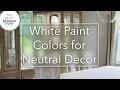 The PERFECT White for a Neutral Home - Sherwin Williams Pure White vs Aesthetic White