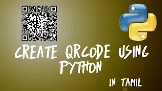 Create QRCODE using python program in tamil