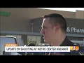 Police give an update on a shooting at the Walmart at Metro Center