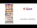 Ad Giant Food - Weekly Ad