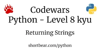 Codewars - Python