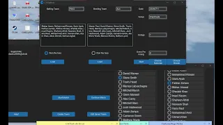 CrikTrack - Cricket Scoring App Python CustomTkinter SQLite