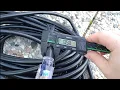 LifeSupplyUSA com 10-gauge lighted black extension cord for Solar Welding