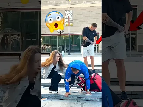 Man Steals an iPhone While Pretending to Help😱 #iphone #trendingshorts #shortsfeed #shorts