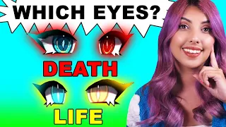 DEATH EYES OR LIFE EYES Gacha Life Club Meme 