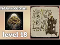 hidden code brain puzzle game level 18 gameplay