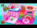 Download Lagu How To Make Cute Hello Kitty House has 2 Floors Bunk Bed, Kitchen,Living Room ❤️ DIY Miniature House