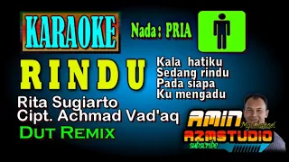 Download RINDU Rita Sugiarto KARAOKE REMIX Nada PRIA MP3