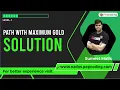Path with Maximum Gold - Dynamic Programming Goldmine Problem Explained