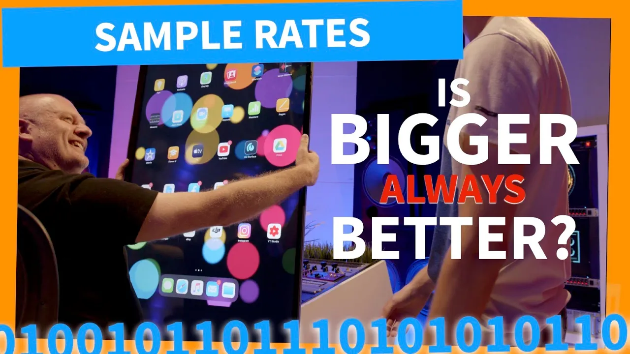 What SAMPLE RATE Should You Record At? | Why HIGHER Can Be WORSE!