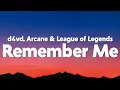 d4vd - Remember Me from the series Arcane League of Legends