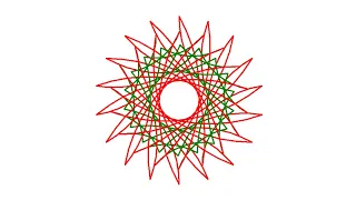 Simple Python Turtle Graphic and Code Spirograph 7