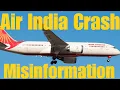 Lagu Air India Crash - Misinformation #airindiacrash