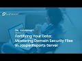 Dr Jaspersoft - Fortifying Your Data Mastering Domain Security Files in JasperReports Server