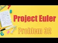 Project Euler 032 Pandigital products solution in Javascript