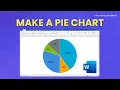 How to Make a Pie Chart in Microsoft Word 2025 The Knowledge Academy