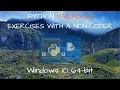 Python Variable Exercises with a Noncoder Windows 10 64-bit