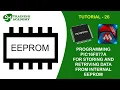 PIC16F877A EEPROM BASICS STORING RETRIEVING DATA