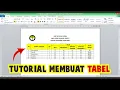 Download Lagu MEMBUAT TABEL DAFTAR NILAI SISWA DI MICROSOFT WORD (TUTORIAL LENGKAP)