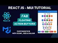MUI Floating action buttons in React JS React JS - MUI Tutorial