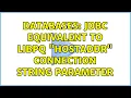 Databases jdbc equivalent to libpq hostaddr connection string parameter
