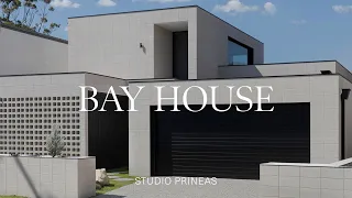 Inside a Minimalist House Made of Concrete Masonry Blocks House Tour