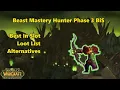 Phase 3 Beast Mastery Hunter BiS and Prio Guide TBC Classic