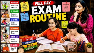 😱 EXAM STUDY ROUTINE! 📚⏰ | Jinni Kaise Karti Hai Exam Preparation? 🤯 | Cute Sisters